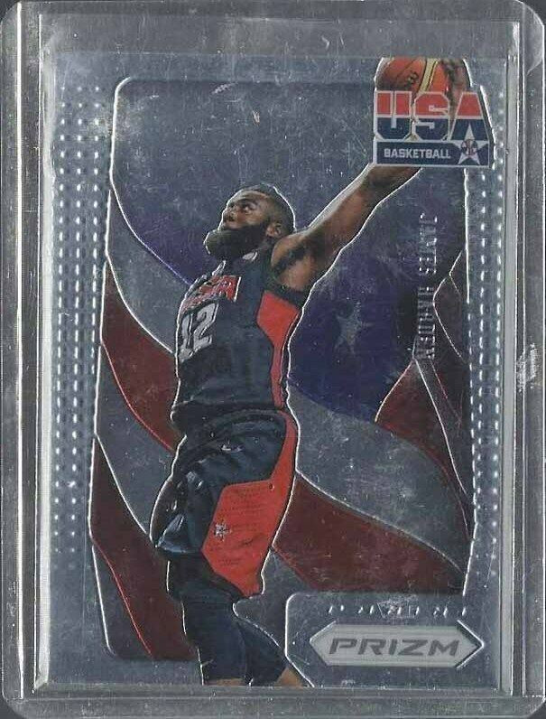 JAMES HARDEN 2012-13 PANINI PRIZM USA SSP SHORT PRINT RARE #9