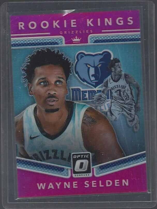 WAYNE SELDEN 2017-19 DONRUSS OPTIC ROOKIE KINGS PINK HOLO PRIZM RC #D 18/25