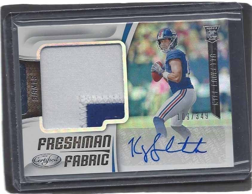 KYLE LAULETTA 2018 CERTIFIED FRESHMAN FABRIC 2 COLOR PATCH AUTO RC #D /349
