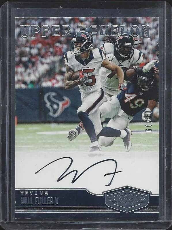 WILL FULLER 2016 PLATES & PATCHES UPPER ECHELON ON CARD ROOKIE AUTO RC #D 1/99