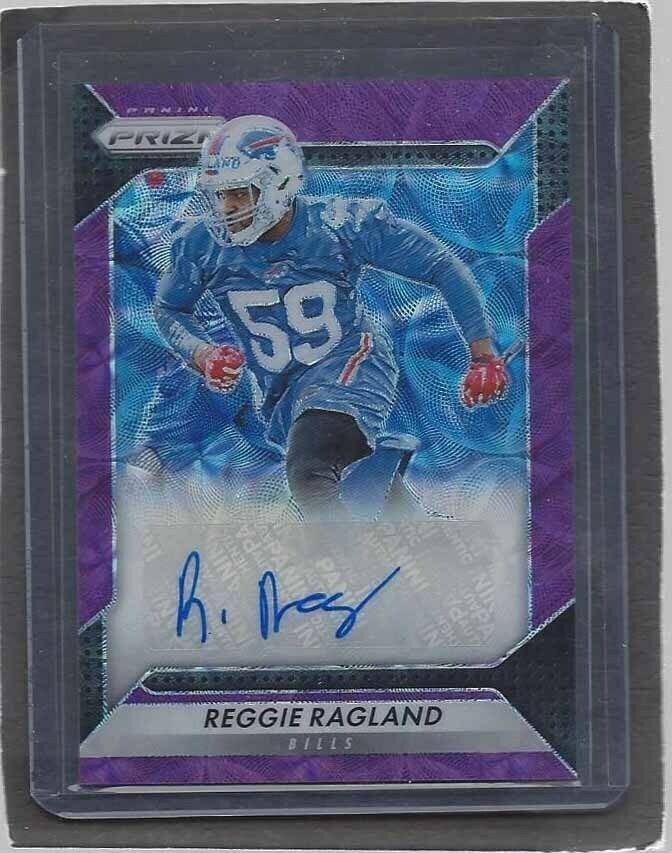 REGGIE RAGLAND 2016 PANINI PRIZM PURPLE SCOPE PRIZMS ROOKIE AUTO RC #D 61/99