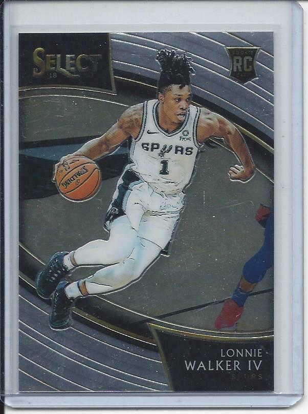 LONNIE WALKER IV 2018-19 PANINI SELECT COURTSIDE SP SHORT PRINT ROOKIE RC #271