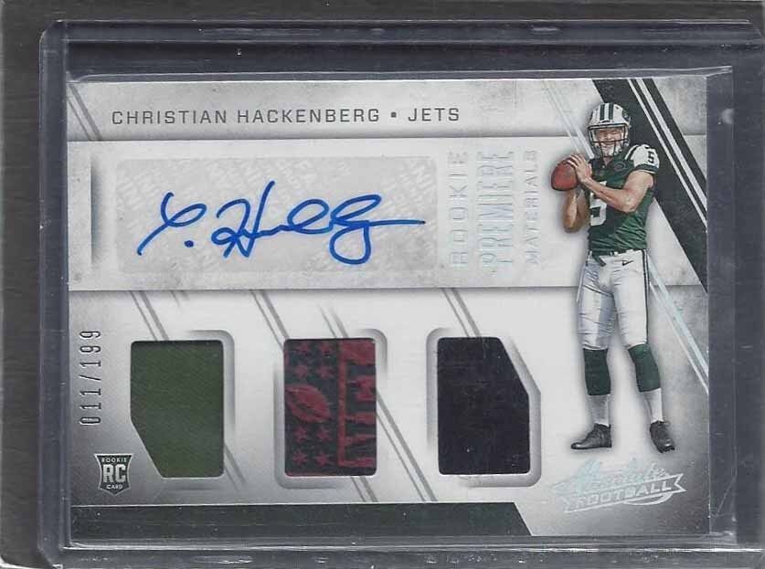 CHRISTIAN HACKENBERG 2016 ABSOLUTE RPM PREMIERE TRIPLE PATCH AUTO RC /199
