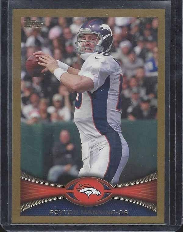 PEYTON MANNING 2012 TOPPS GOLD BRONCOS #D 1420/2012