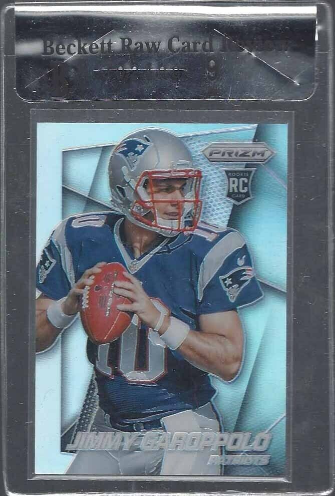 JIMMY GAROPPOLO 2014 PANINI PRIZM SILVER PRIZMS SP ROOKIE RC #243 BGS 9 MINT
