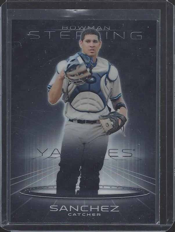 GARY SANCHEZ 2013 BOWMAN STERLING YANKEES PROSPECT #29