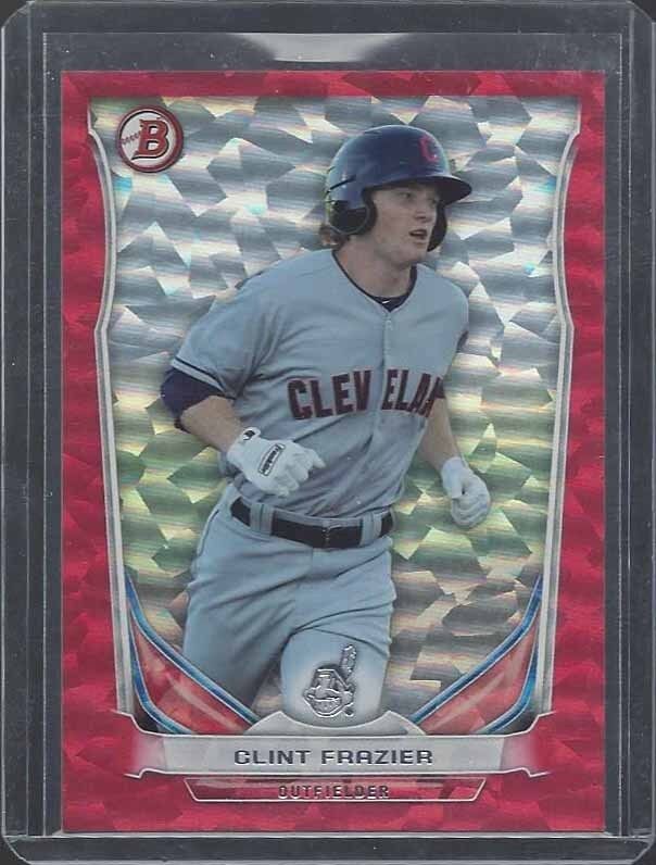 CLINT FRAZIER 2014 BOWMAN TOP PROSPECTS RED ICE PROSPECT #D 71/150