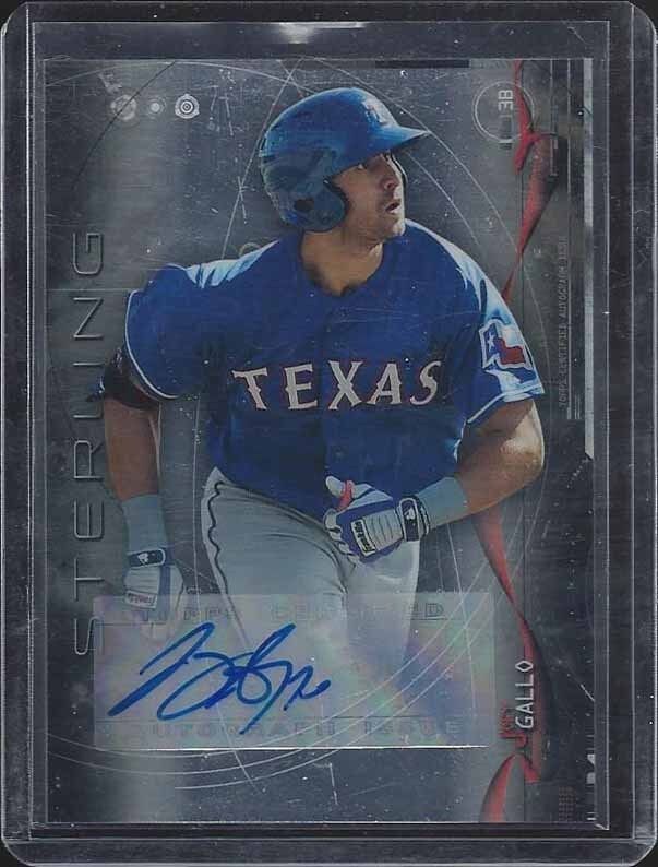JOEY GALLO 2014 BOWMAN STERLING RANGERS PROSPECT AUTO