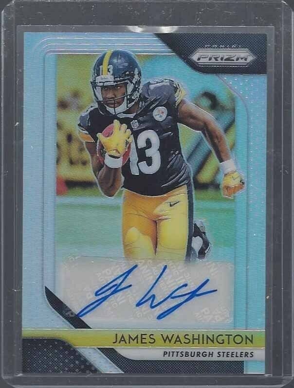 JAMES WASHINGTON 2018 PANINI PRIZM SILVER PRIZMS ROOKIE AUTO RC