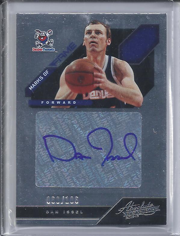 DAN ISSEL 2012-13 ABSOLUTE MARKS OF FAME AUTO #D 60/106