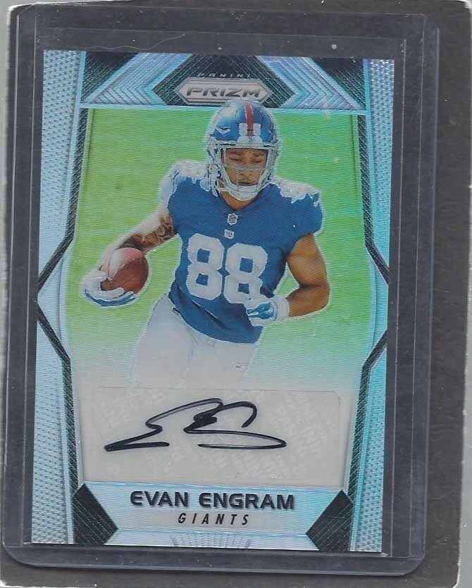 EVAN ENGRAM 2017 PANINI PRIZM SILVER PRIZMS ROOKIE AUTO RC