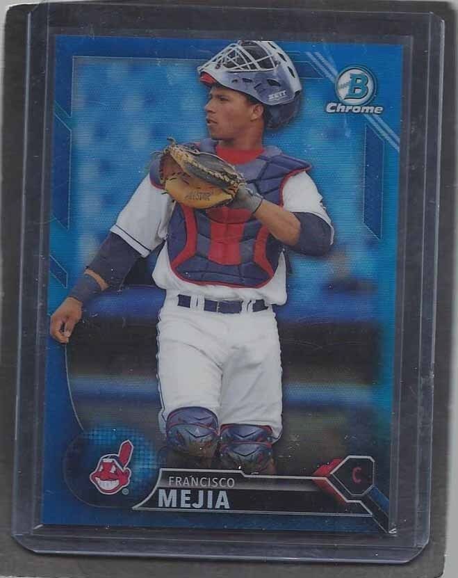 FRANCISCO MEJIA 2016 BOWMAN CHROME BLUE REFRACTOR PROSPECT #D 126/150