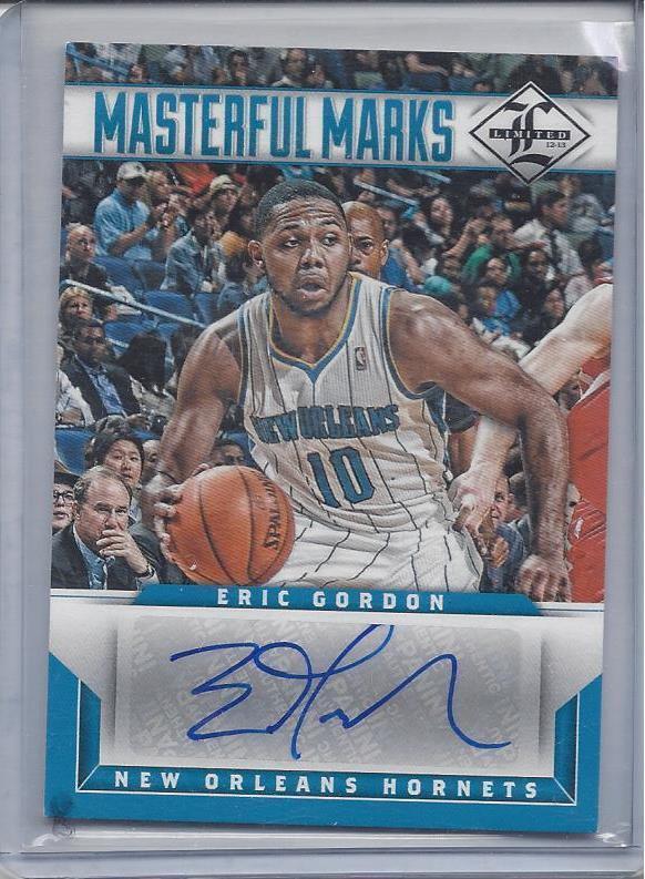 ERIC GORDON 2012-13 LIMITED MASTERFUL MARKS AUTO #D 50/99