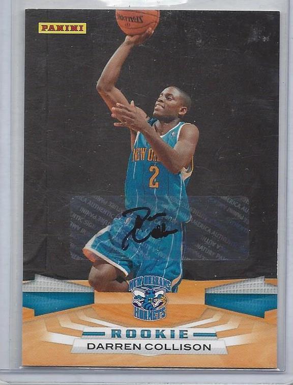 DARREN COLLISON 2009-10 PANINI AUTO RC #371