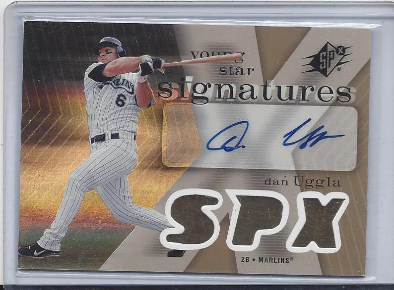 DAN UGGLA 2007 SPX YOUNG STAR SIGNATURES AUTO