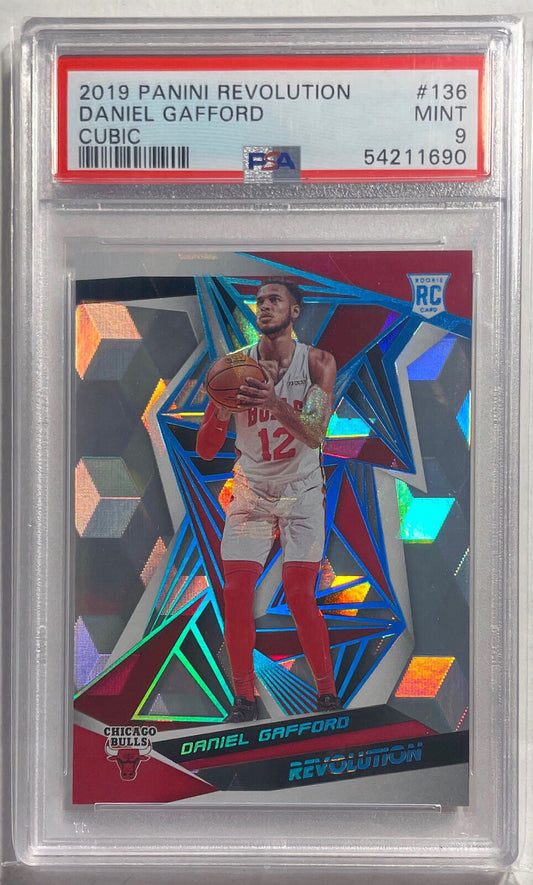 DANIEL GAFFORD 2019 PANINI REVOLUTION CUBIC ROOKIE RC #D 22/50 PSA 9 POP 1/1