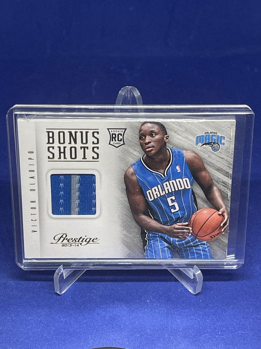 VICTOR OLADIPO 2013-14 PANINI PRESTIGE BONUS SHOTS JERSEY ROOKIE RC #87