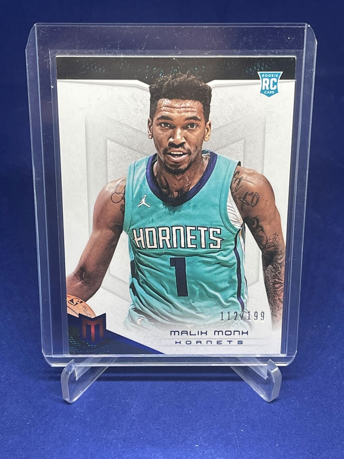 MALIK MONK 2018-19 PANINI CHRONICLES MOMENTUM BLUE ROOKIE RC #D 112/199
