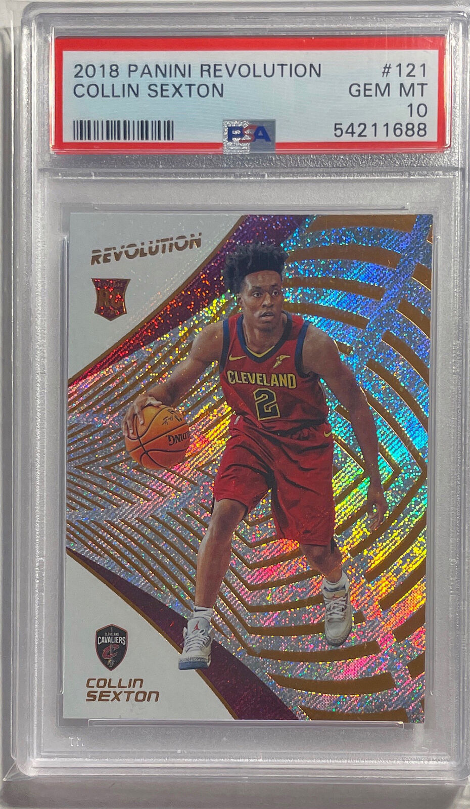 COLLIN SEXTON 2018 PANINI REVOLUTION ROOKIE RC #121 PSA 10 GEM MINT POP 94
