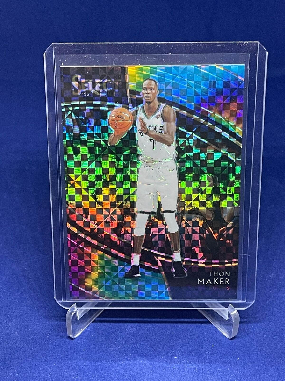 THON MAKER 2018-19 PANINI SELECT TIE DYE COURTSIDE PRIZM #D 14/25