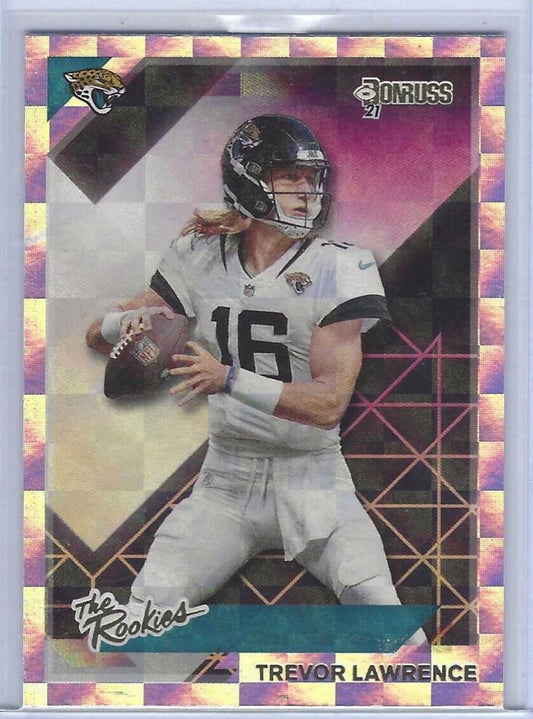 TREVOR LAWRENCE 2021 DONRUSS THE ROOKIES RC #TR-TRL