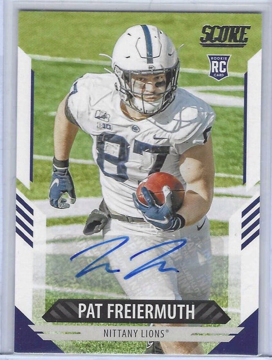 PAT FREIERMUTH 2021 SCORE ROOKIE AUTO RC #323