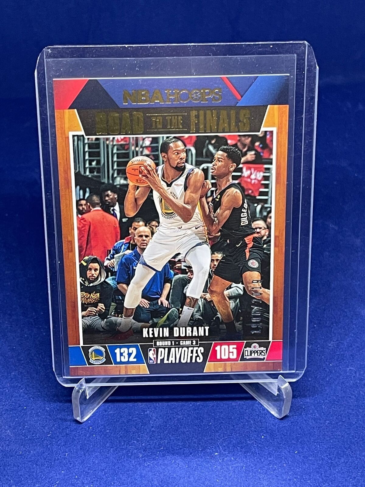 KEVIN DURANT 2019-20 PANINI NBA HOOPS ROAD TO THE FINALS #D 1906/2019