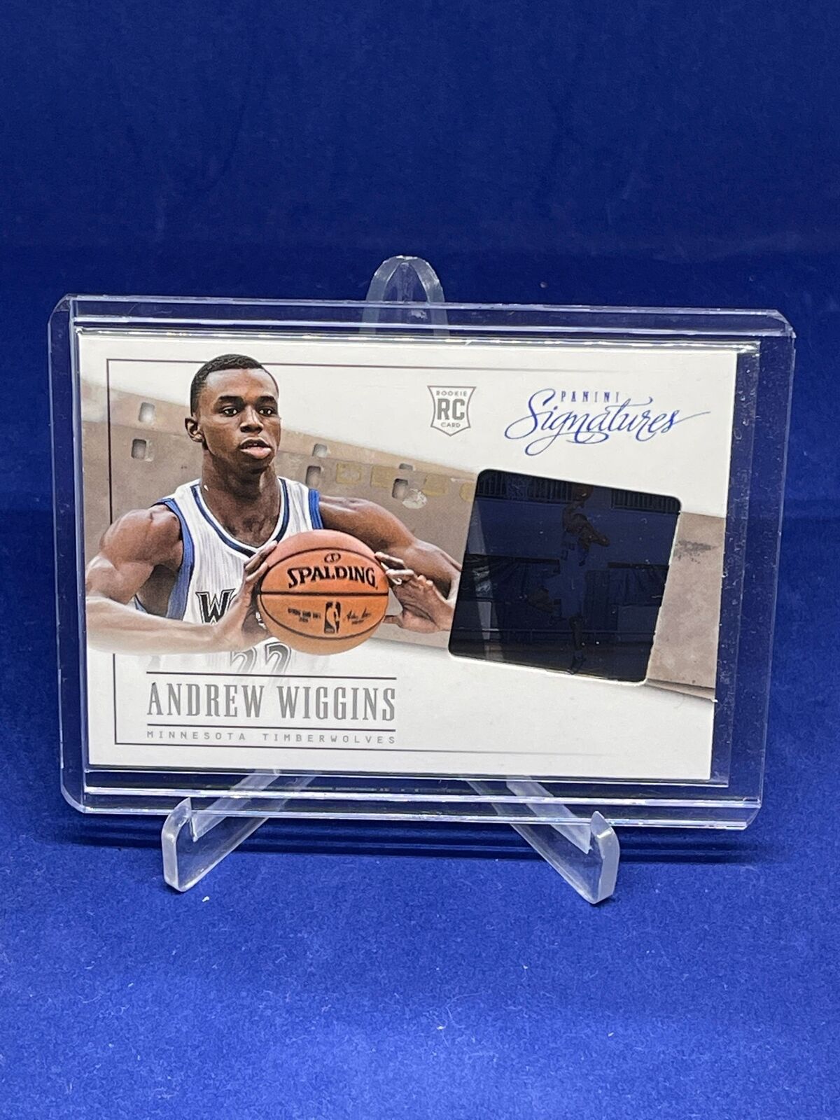 ANDREW WIGGINS 2013-14 PANINI SIGNATURES FILM SLIDE XRC ROOKIE RC #1