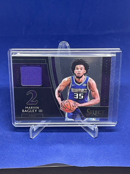MARVIN BAGLEY III 2018-19 PANINI SELECT DRAFT SELECTIONS JERSEY ROOKIE RC