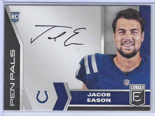 JACOB EASON 2020 DONRUSS ELITE PEN PALS AUTO RC #PP14