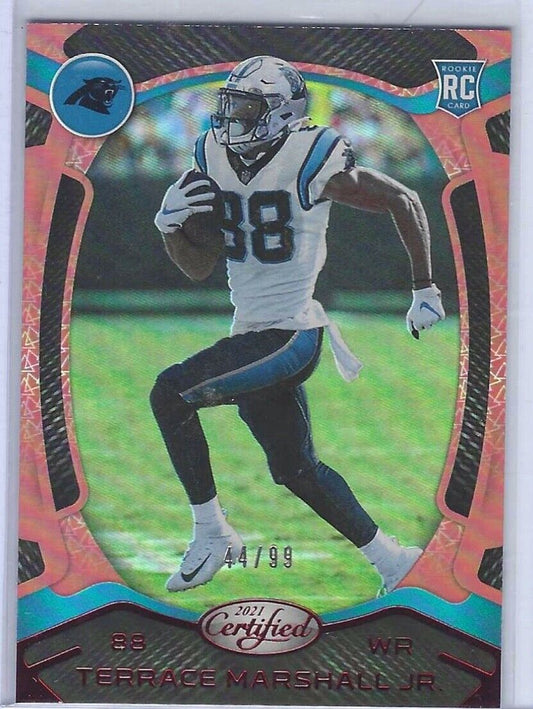TERRACE MARSHALL JR 2021 CERTIFIED RED MIRROR RC #D 44/99