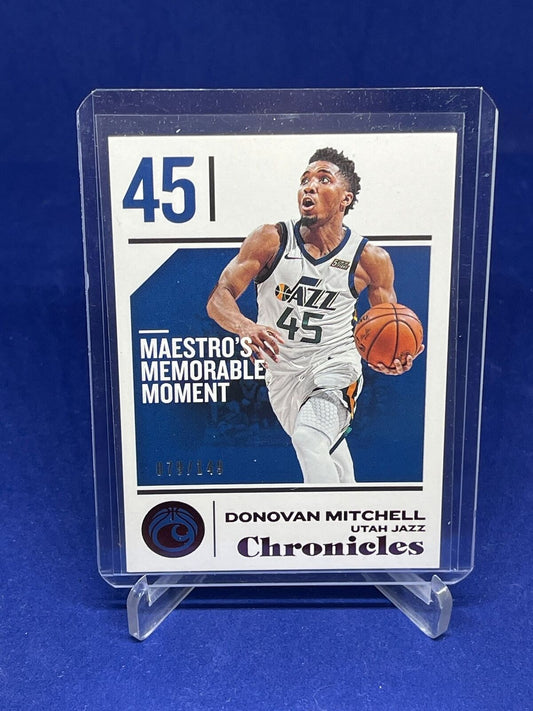 DONOVAN MITCHELL 2018-19 PANINI CHRONICLES RED #D 79/149