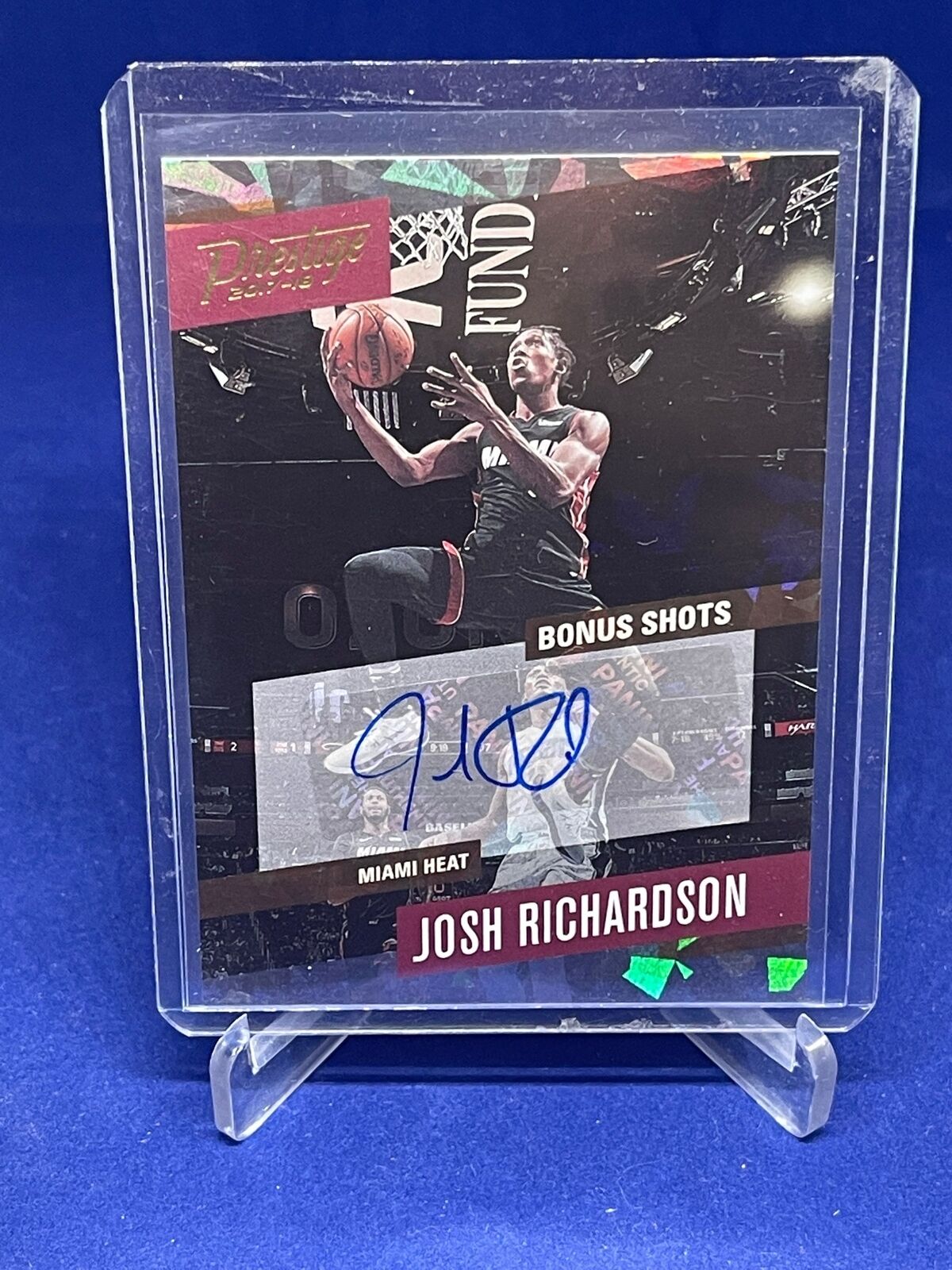 JOSH RICHARDSON 2017-18 PANINI PRESTIGE BONUS SHOTS CRYSTAL AUTO #26