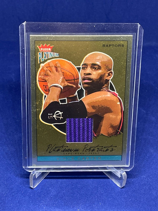 VINCE CARTER 2003-04 FLEER PLATINUM PORTRAITS JERSEY