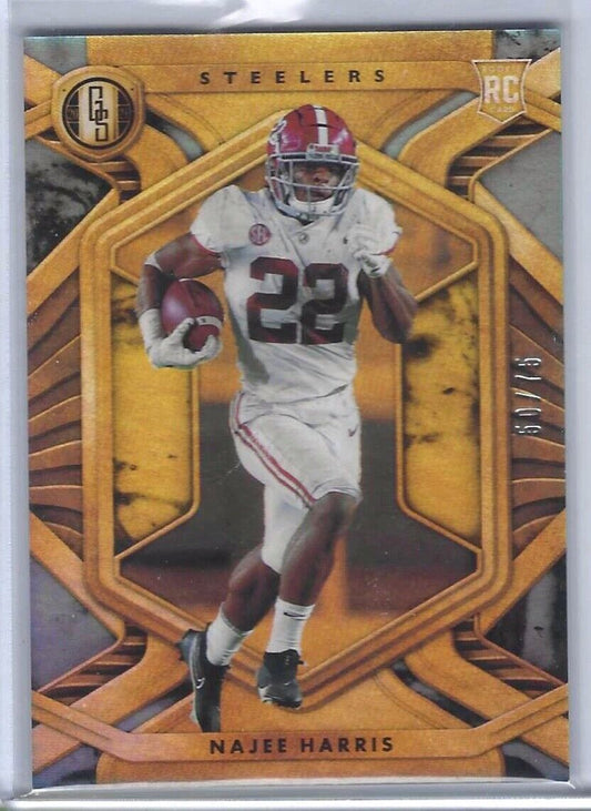 NAJEE HARRIS 2021 PANINI GOLD STANDARD RC #D 50/75