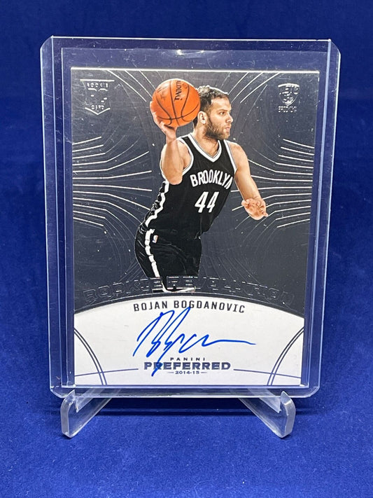 BOJAN BOGDANOVIC 2014-15 PANINI PREFERRED ROOKIE AUTO RC #D 32/49