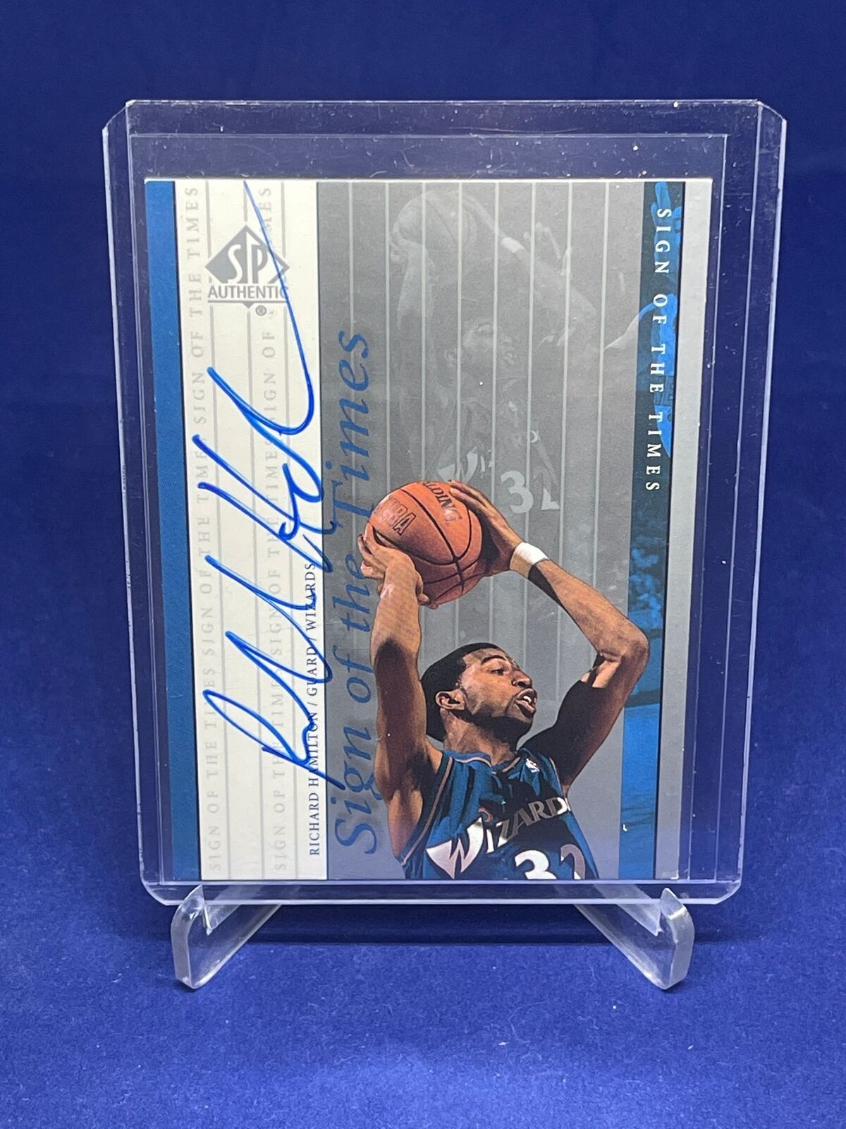 RICHARD HAMILTON 1999-2000 SP AUTHENTIC SIGN OF THE TIMES AUTO