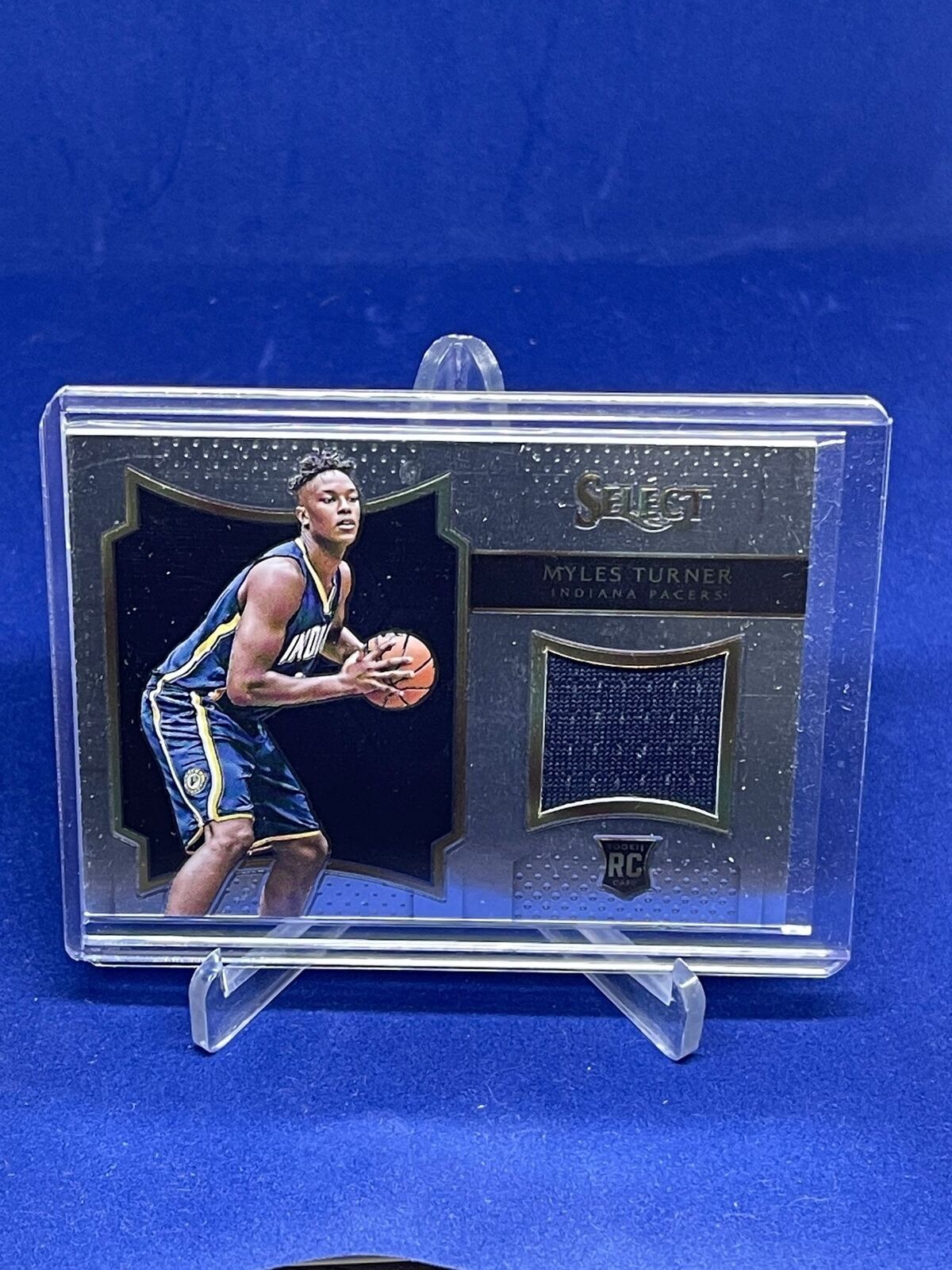 MYLES TURNER 2015-16 PANINI SELECT JERSEY CARD ROOKIE RC #D 37/149