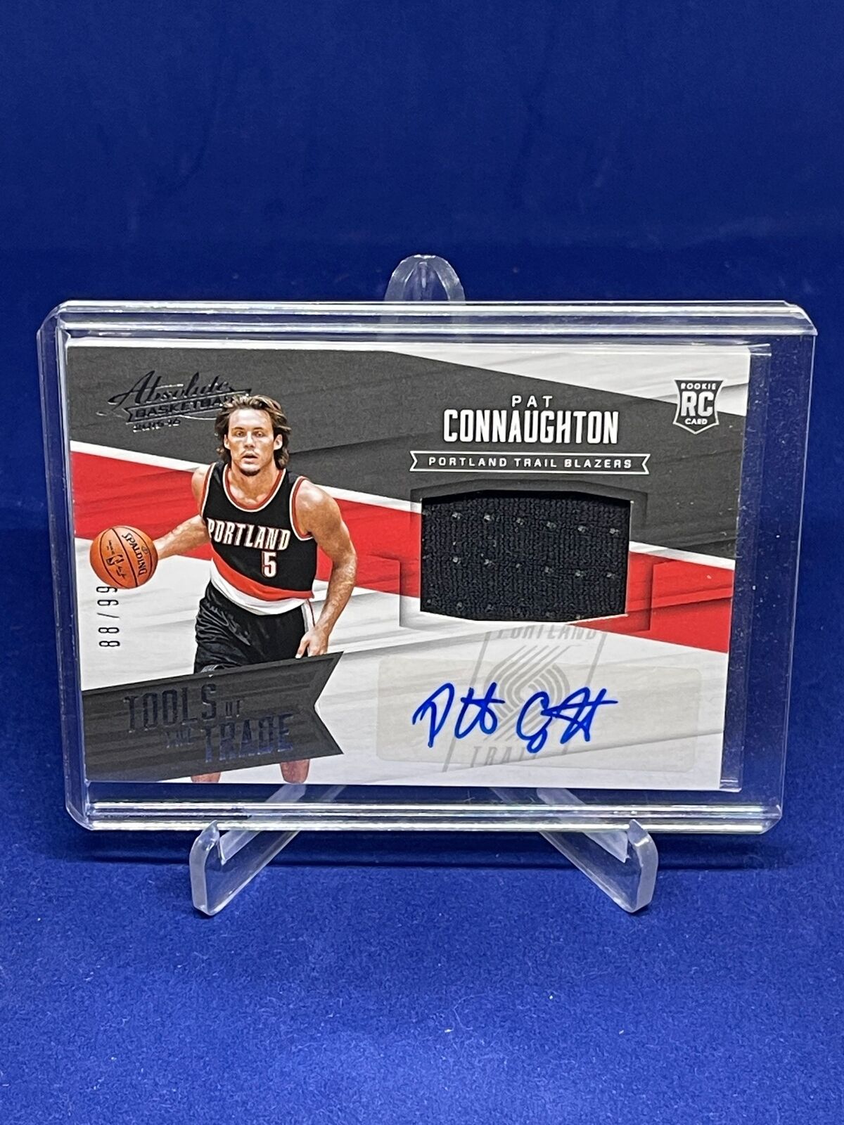 PAT CONNAUGHTON 2015-16 PANINI ABSOLUTE TOOLS OF THE TRADE JERSEY AUTO RC #88/99