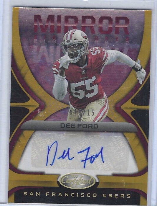 DEE FORD 2021 CERTIFIED GOLD MIRROR AUTO #D 10/15