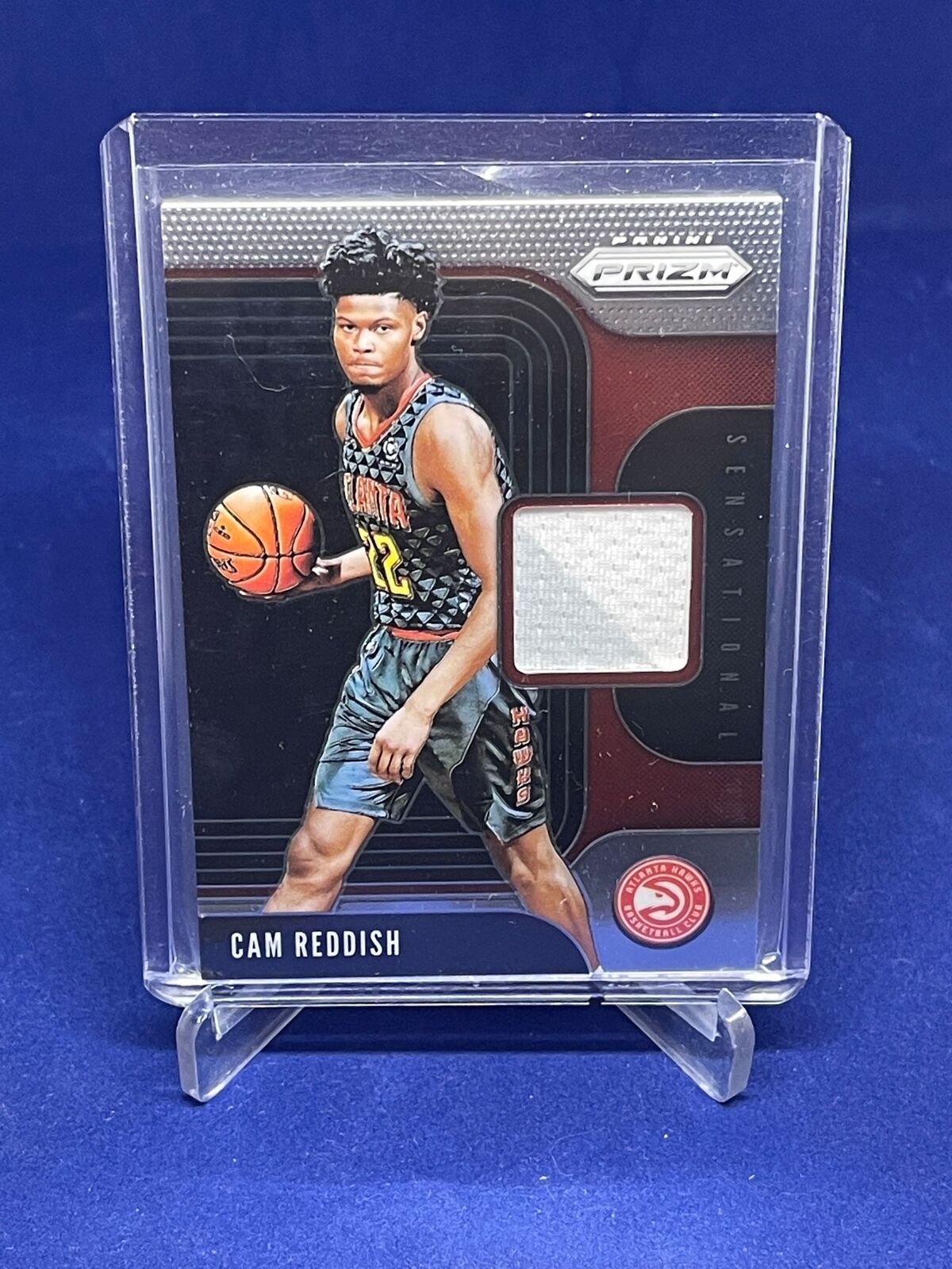 CAM REDDISH 2019-20 PANINI PRIZM SENSATIONAL SWATCHES JERSEY ROOKIE RC
