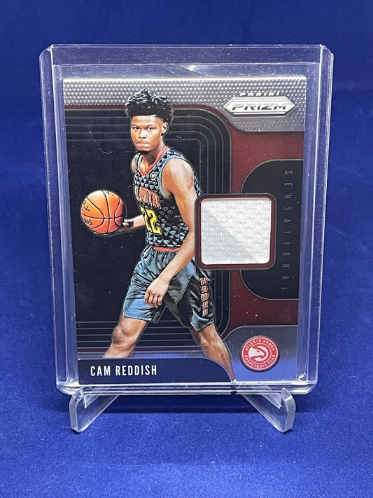 CAM REDDISH 2019-20 PANINI PRIZM SENSATIONAL SWATCHES JERSEY ROOKIE RC