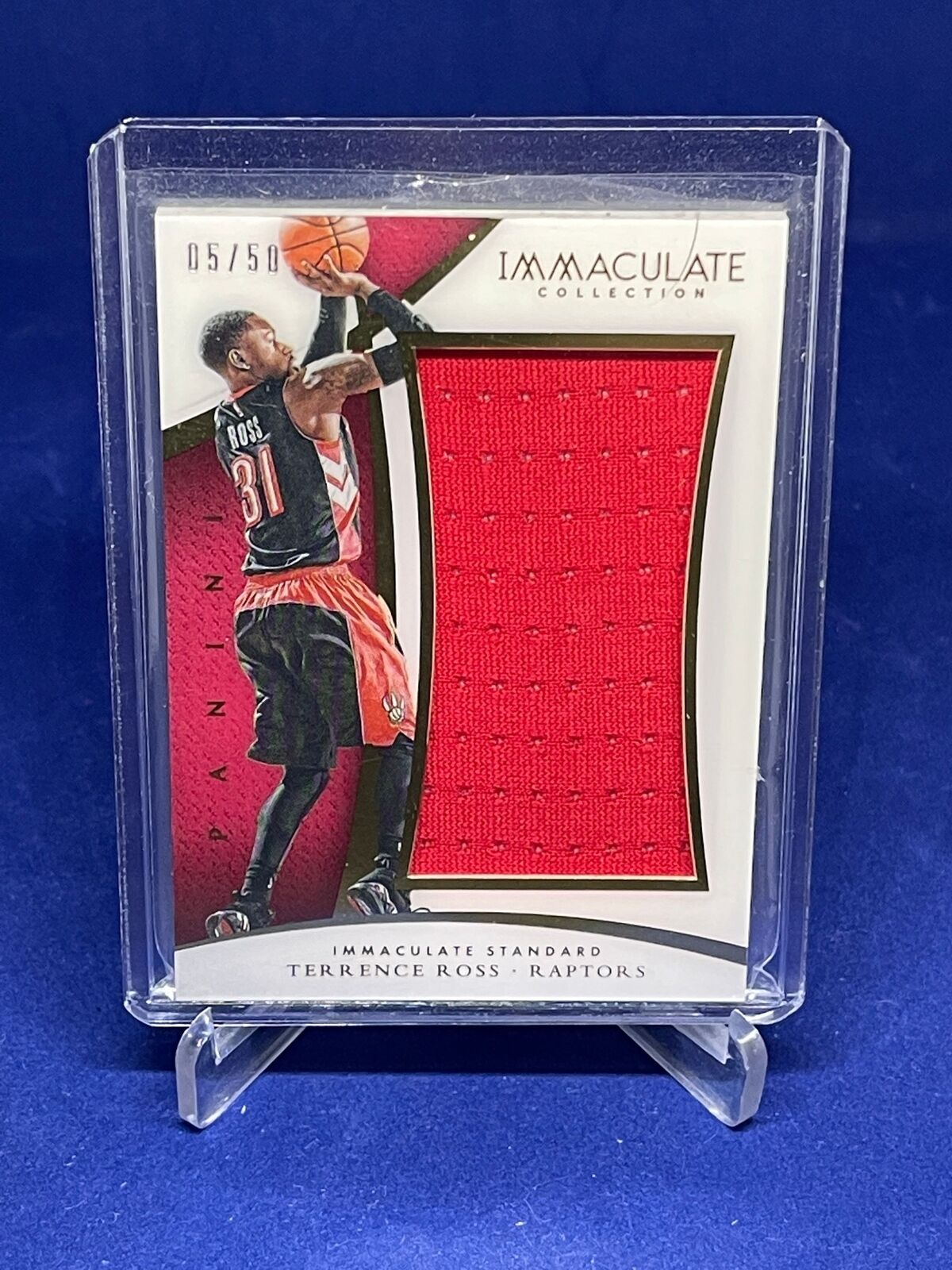 TERRANCE ROSS 2014-15 PANINI IMMACULATE COLLECTION JERSEY #D 5/50