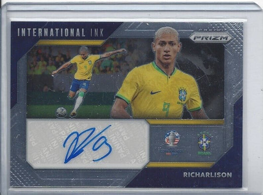 RICHARLISON 2024 PANINI PRIZM COPA AMERICA INTERNATIONAL INK BRAZIL AUTO