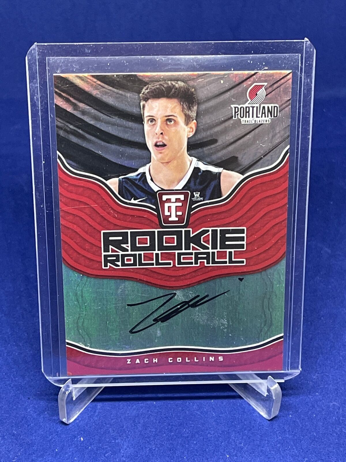 ZACH COLLINS 2017-18 PANINI CERTIFIED ROOKIE ROLL CALL AUTO RC