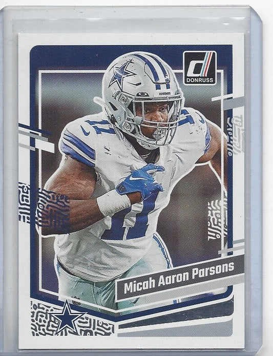 MICAH "AARON" PARSONS 2023 PANINI DONRUSS FULL NAME SSP RARE SHORT PRINT #78