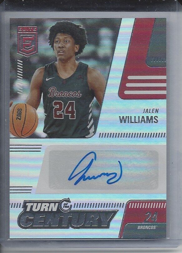 JALEN WILLIAMS 2022 PANINI CHRONICLES ELITE TURN OF THE CENTURY ROOKIE AUTO RC