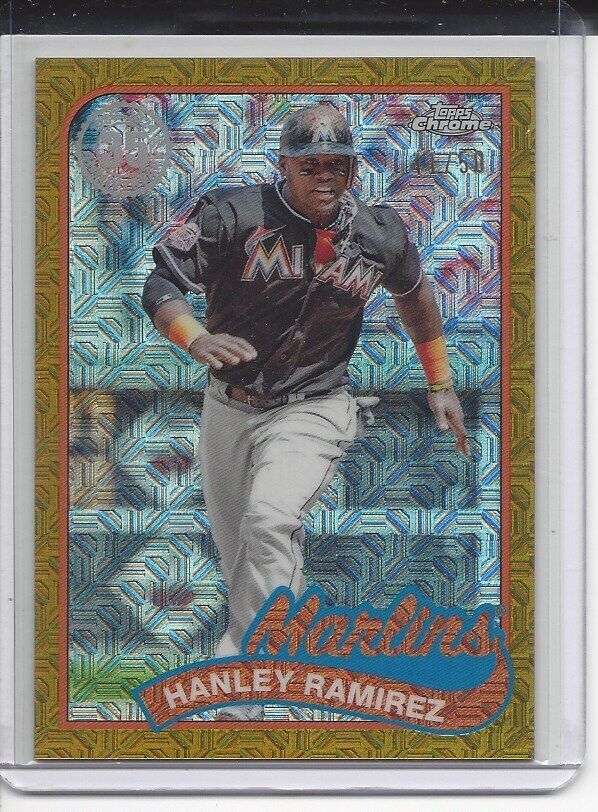 HANLEY RAMIREZ 2024 TOPPS SERIES 2 SILVER PACK CHROME GOLD REFRACTOR #D 41/50