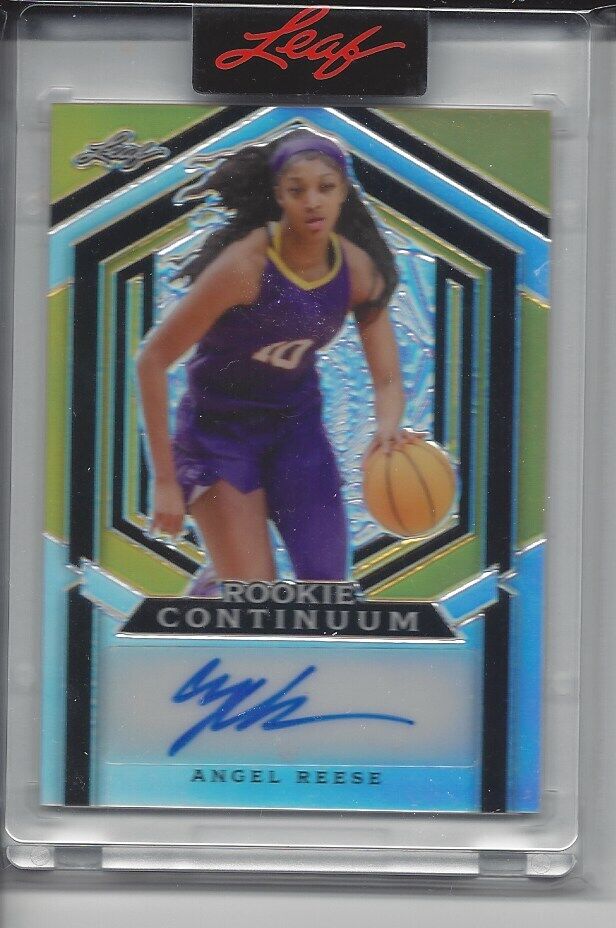 ANGEL REESE 2023 LEAF ROOKIE CONTINUUM ROOKIE AUTO #D /133