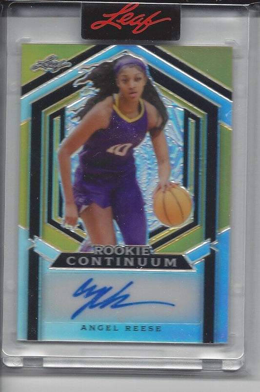ANGEL REESE 2023 LEAF ROOKIE CONTINUUM ROOKIE AUTO #D /133